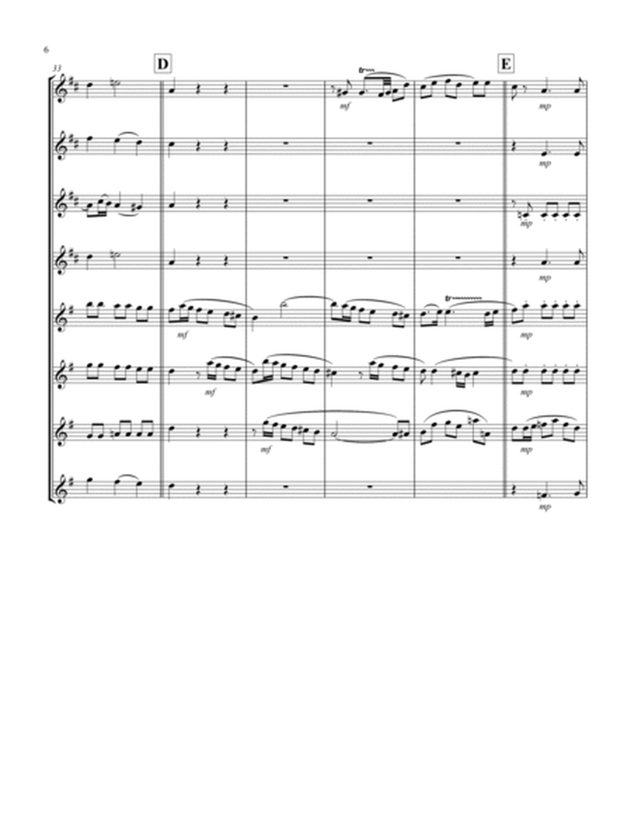 Recordare (from "Requiem") (F) (Saxophone Octet - 4 Alto, 4 Ten)