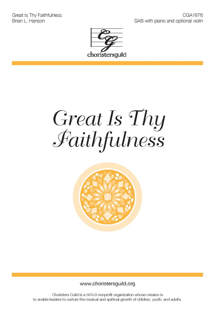 Great is Thy Faithfulness