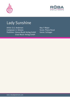 Book cover for Lady Sunshine