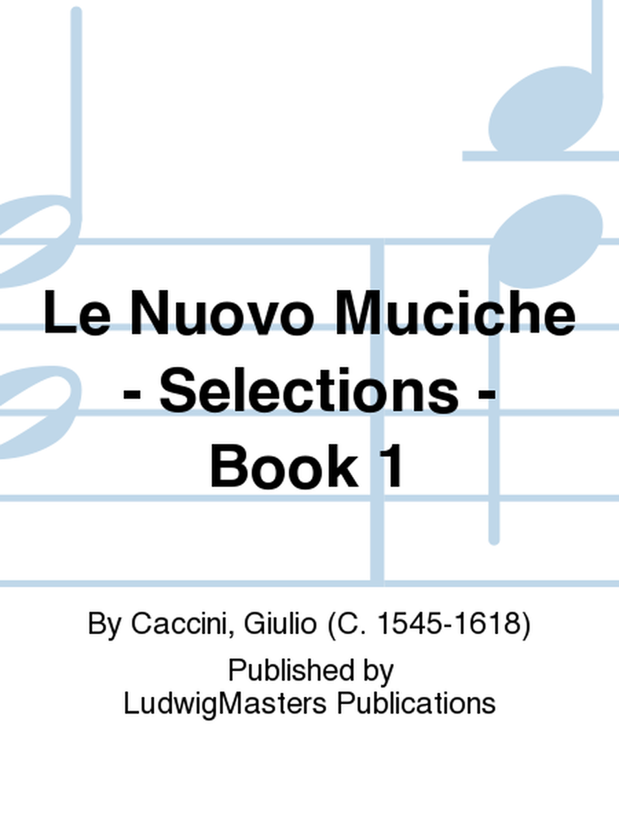 Le Nuovo Muciche - Selections - Book 1