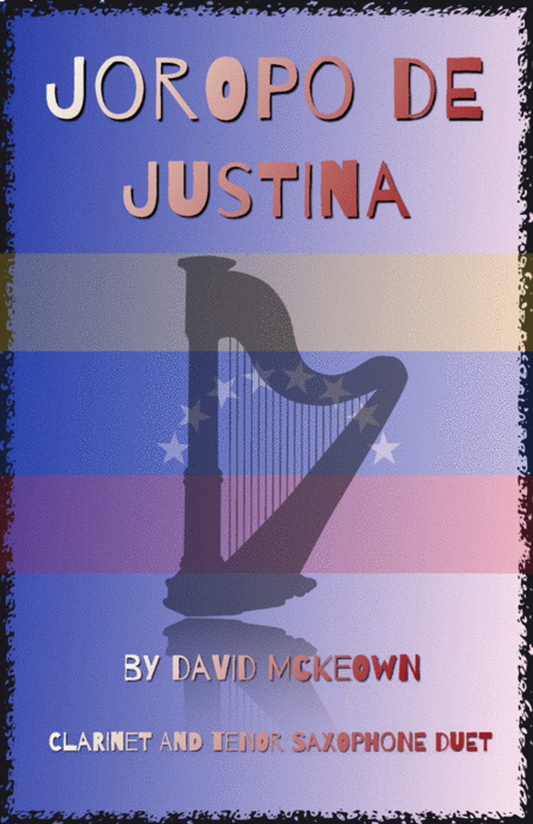 Joropo de Justina, for Clarinet and Tenor Saxophone Duet