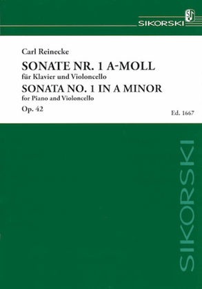 Book cover for Sonata No. 1 in A minor, Op. 42