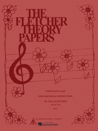 Book cover for Fletcher Theory Papers
