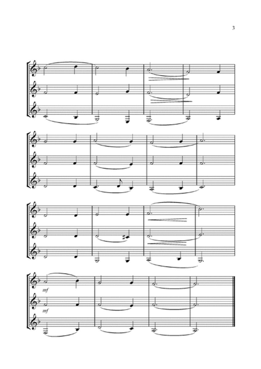 Christmas Clarinet Trios