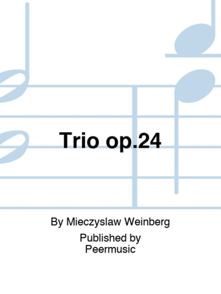 Book cover for Trio op.24