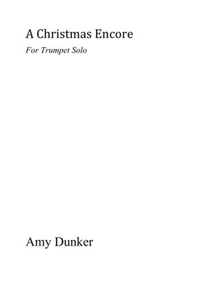 Book cover for A christmas Encore