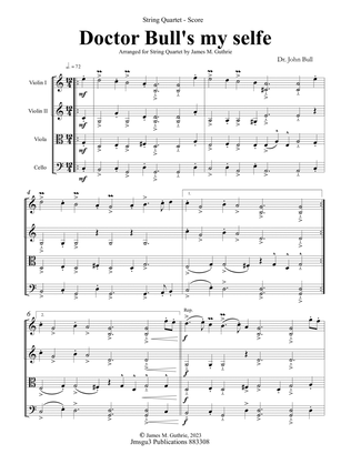 Bull: A Gigge - Doctor Bull's my selfe for String Quartet - Score Only