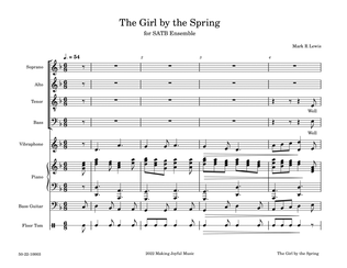 Book cover for The Girl By the Spring - SATB Ensemble