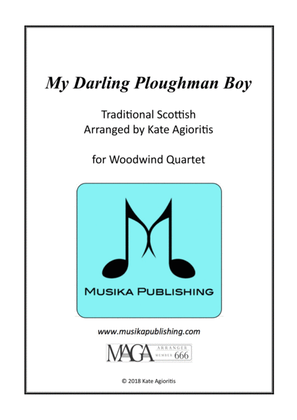 Book cover for My Darling Ploughman Boy - Woodwind Quartet