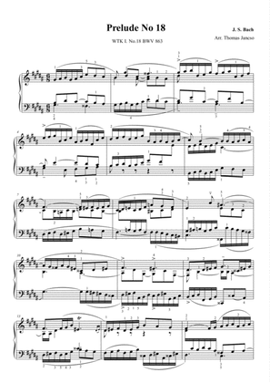 Book cover for Prelude and Fugue in G# minor, BWV 863