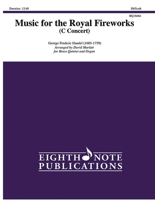 Book cover for Music for the Royal Fireworks