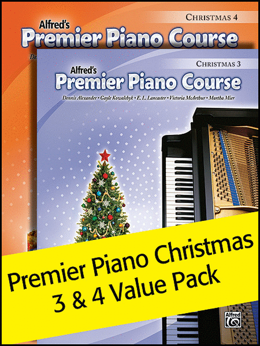 Premier Piano Course, Christmas 3 & 4 (Value Pack)