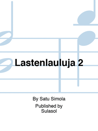 Book cover for Lastenlauluja 2