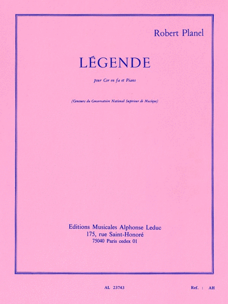 Legende (horn & Piano)