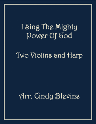 Book cover for I Sing the Mighty Power Of God, Two Violins and Harp