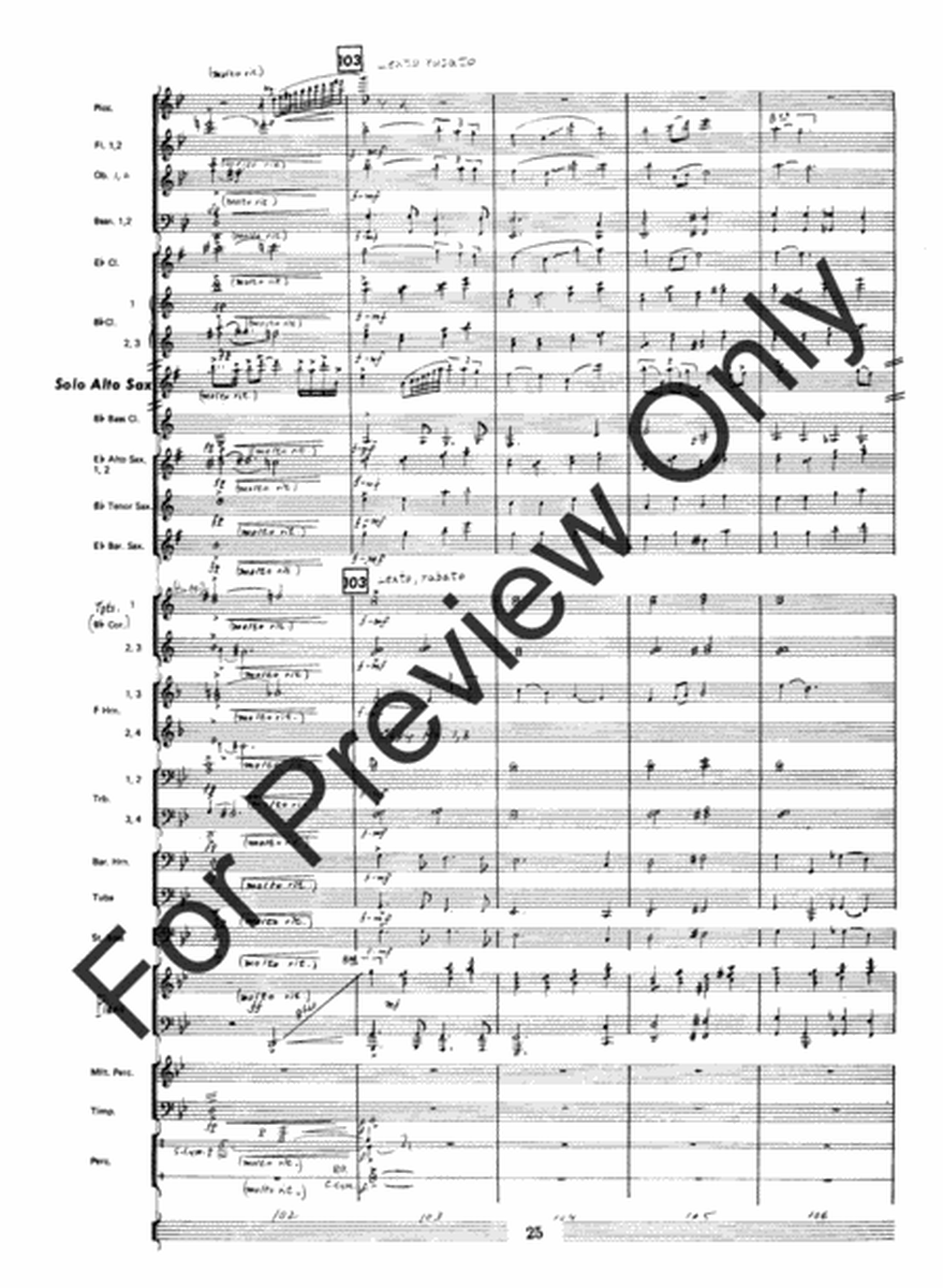 Fantasia For Alto Saxophone Concert Band image number null