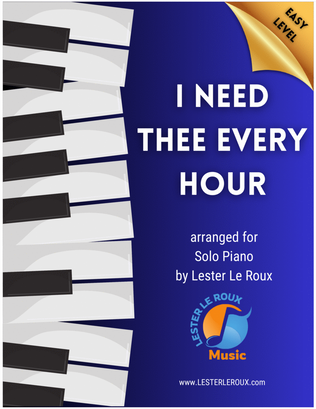 Book cover for I Need Thee Every Hour