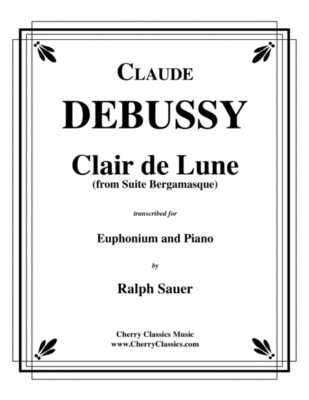 Clair de Lune for Euphonium and Piano