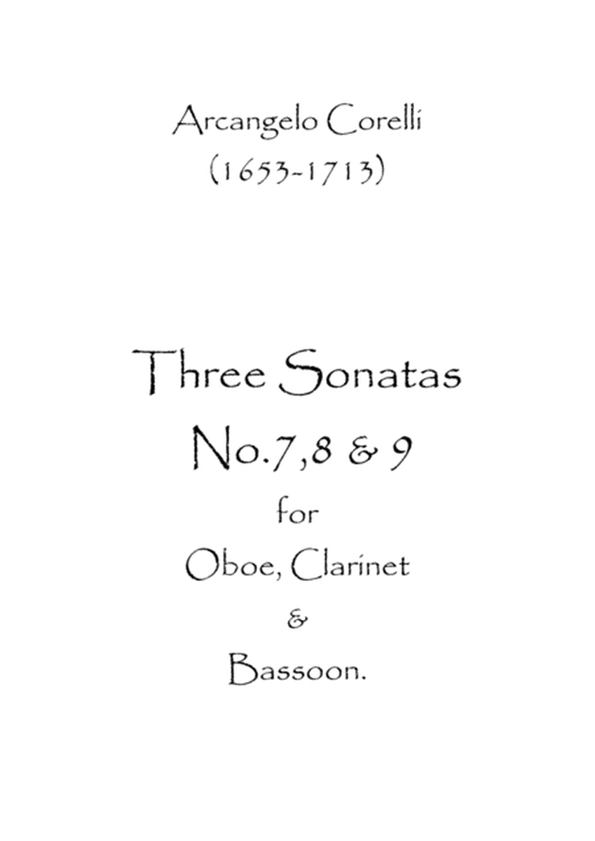 Three Sonatas No7,8 & 9 image number null