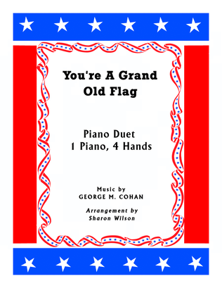 Book cover for You're A Grand Old Flag (1 Piano, 4 Hands Duet)