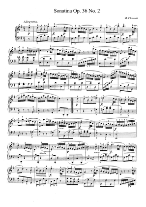 Clementi Sonatina Op. 36 No. 2 in G Major