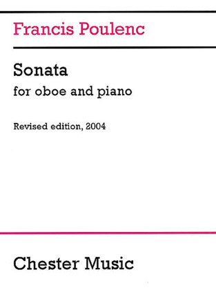 Book cover for Sonata for Oboe and Piano