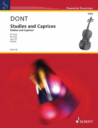 Book cover for Studies and Caprices