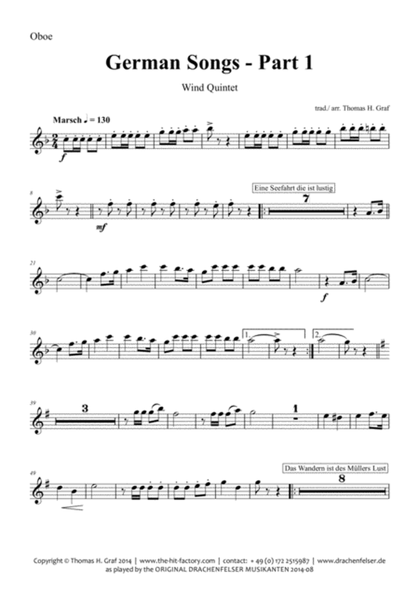 German Songs Part 1 - Octoberfest - Wind Quintet image number null