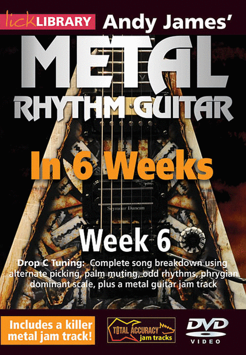 Andy James' Metal Rhythm Guitar in 6 Weeks