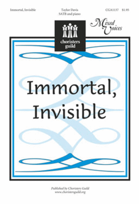 Book cover for Immortal, Invisible