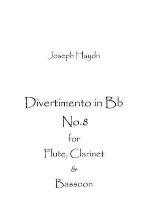 Book cover for Divertimento in Bb. No.8