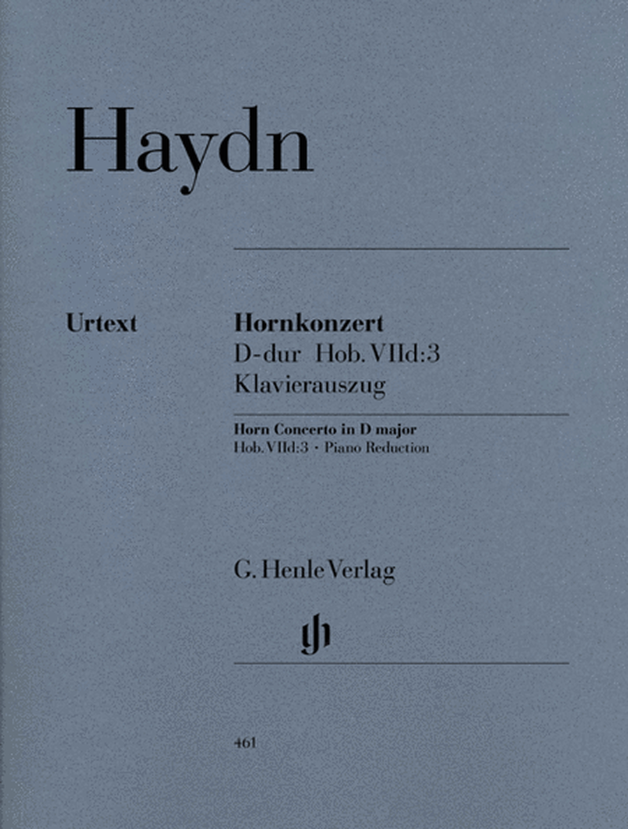 Concerto for Horn and Orchestra D major Hob. VIId:3