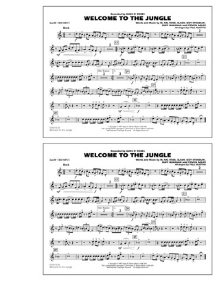 Book cover for Welcome To The Jungle - 2nd Bb Trumpet