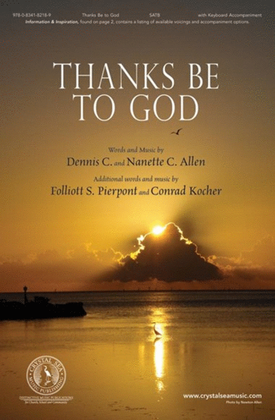 Book cover for Thanks Be to God