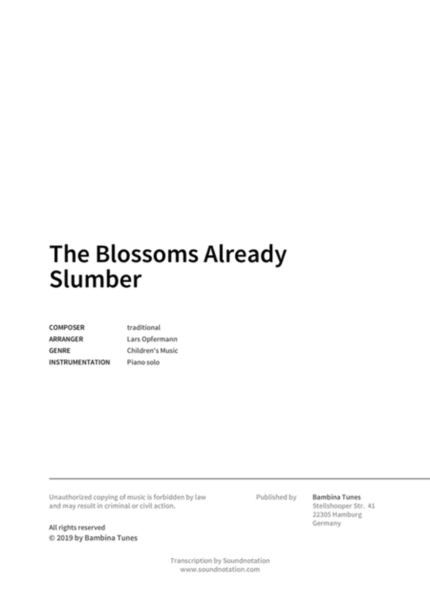 The Blossoms Already Slumber image number null