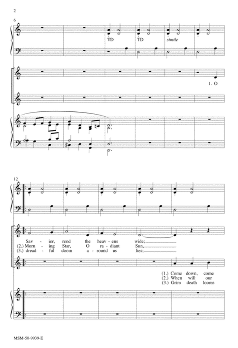 O Savior, Rend the Heavens Wide (Choral Score)