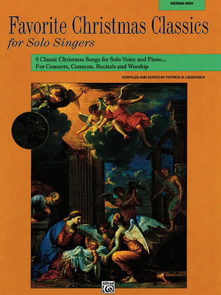 Book cover for Favorite Christmas Classics for Solo Singers