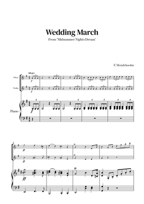 Felix Mendelssohn - Wedding March (G major) (for Oboe and Violin)