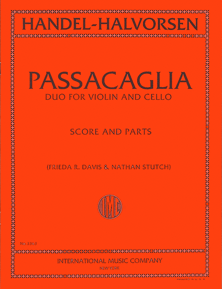 George Frideric Handel: Passacaglia - Duo for Violin and Cello (score and parts)