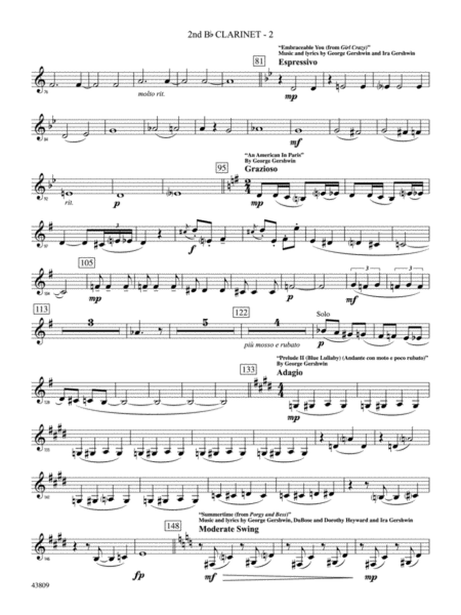 Gershwin by George!: 2nd B-flat Clarinet