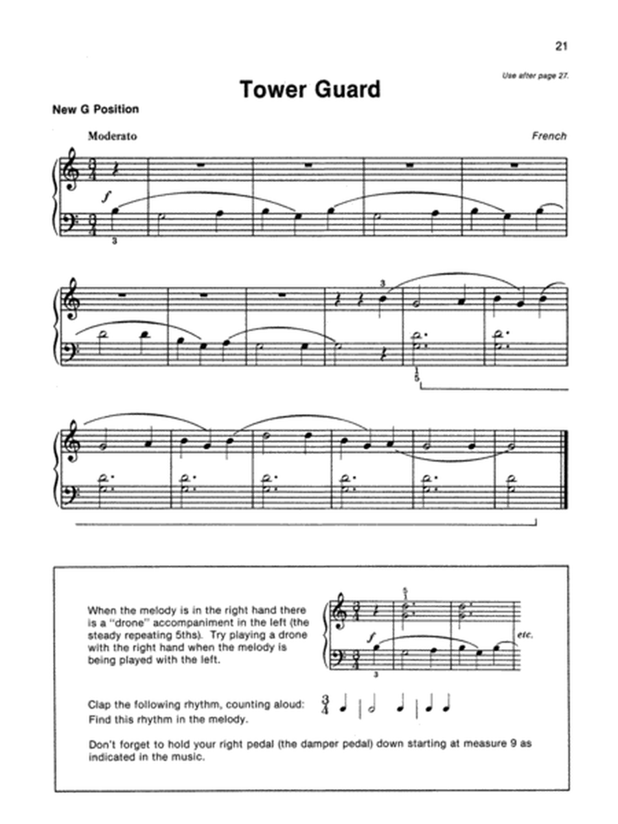 Alfred's Basic Piano Course Folk Song Book, Level 1B