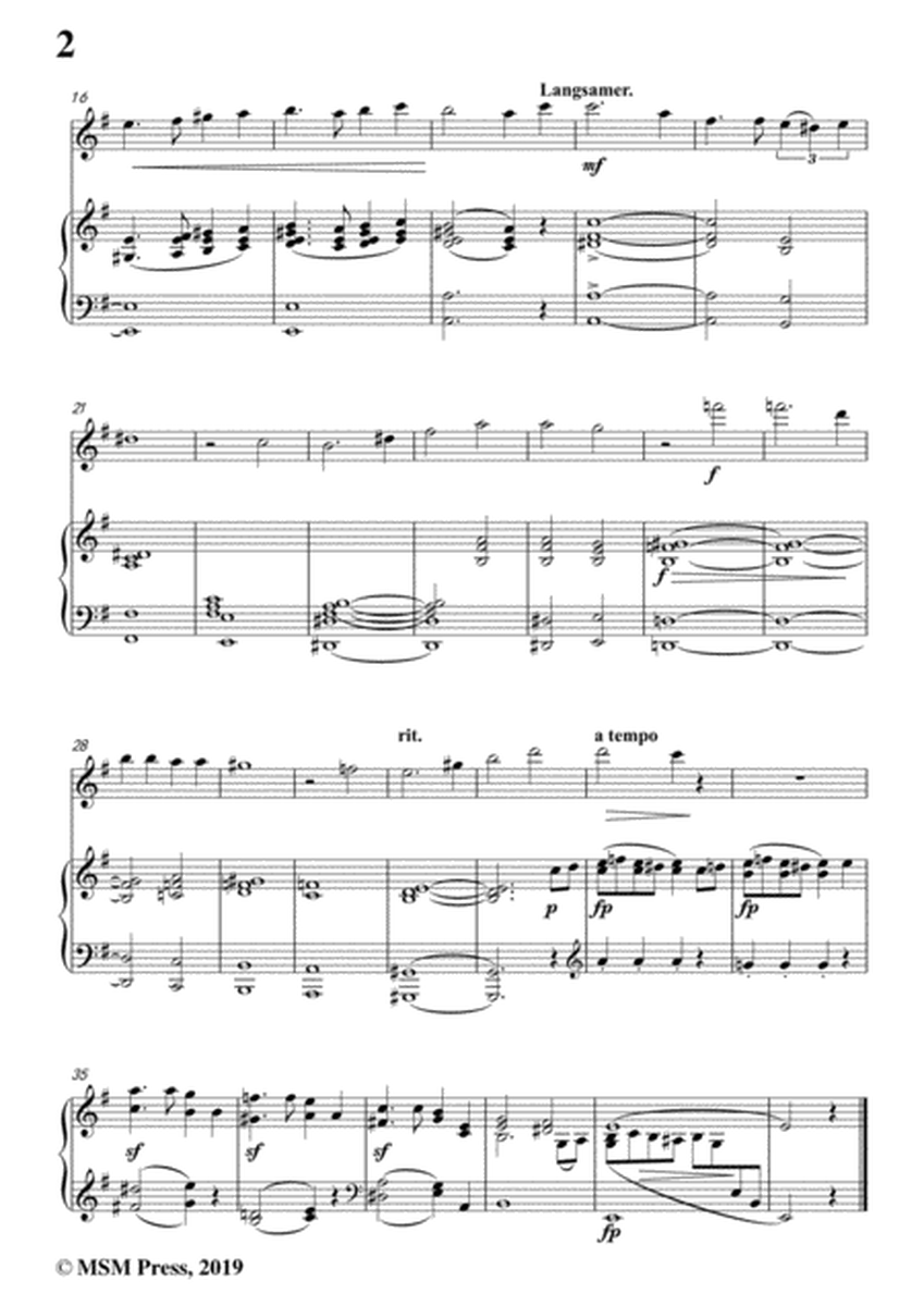 Schumann-Der arme Peter 2,for Violin and Piano image number null