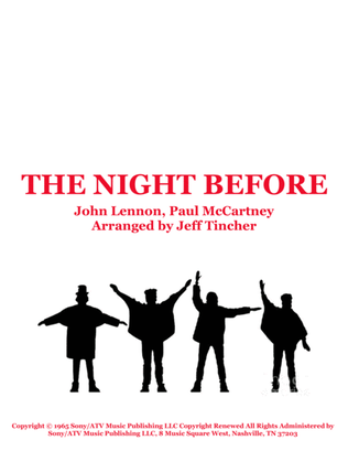 Book cover for The Night Before