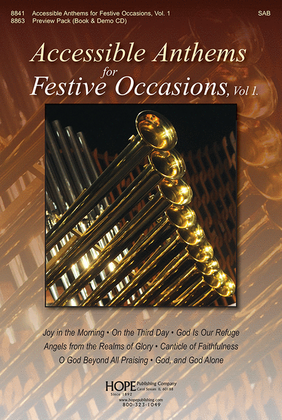 Book cover for Accessible Anthems for Festive Occasions, Vol. 1