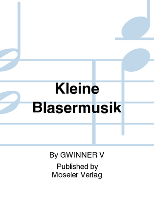 Book cover for Kleine Blasermusik