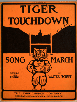 Book cover for Tiger Touchdown. Song. March