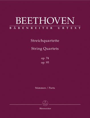 Book cover for String Quartets op. 74, 95