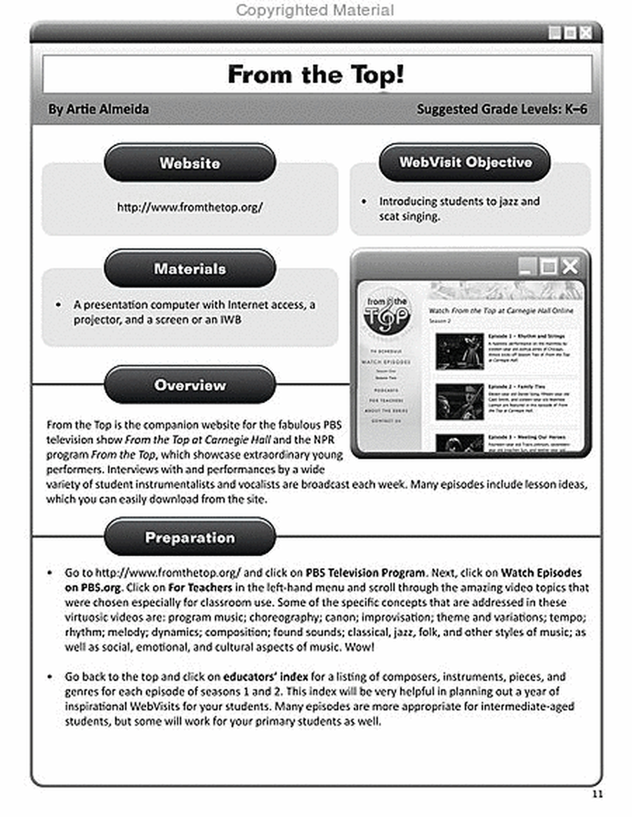 A Wide World of WebVisits 2012