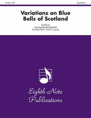 Book cover for Variations on Blue Bells of Scotland