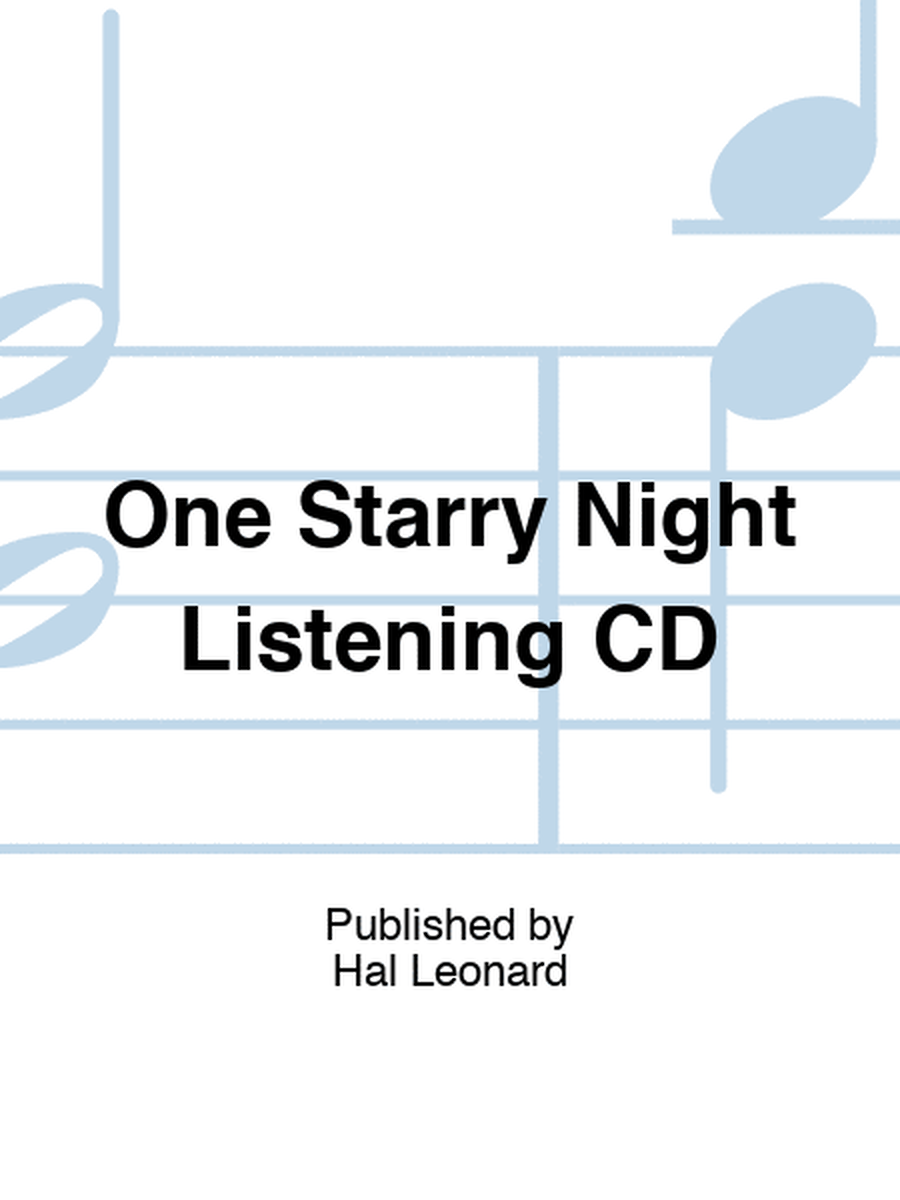 One Starry Night Listening CD